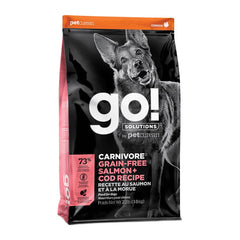 Go! Solutions Carnivore Grain Free Salmon + Cod Recipe Dry Dog Food