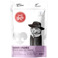 Good Noze Rabbit Chunks Freeze Dried Cat Treats 65g