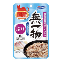 Hagoromo Muichimotsu Japanese Yellowtail Pouch Cat Food 40g x 12 (Exp Mar26)
