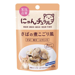 Hagoromo Nyan Natural Mackerel Nikogori Pouch Cat Food 40g x 12 (Exp Feb26)