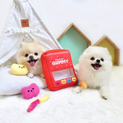 Hey Cuzzies Hide N Seek Haripaw Gummy Interactive Dog Toy