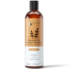 Kin+Kind Oatmeal Unscented Sensitive Pet Natural Dog & Cat Shampoo 12oz