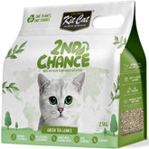 Kit Cat 2nd Chance Green Tea Leaves Clumping Cat Litter 2.5kg