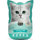 30% OFF: Kit Cat Petite Pouch Chicken & Saba In Aspic Grain-Free Pouch Cat Food 70g x 12