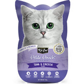 30% OFF: Kit Cat Petite Pouch Tuna & Chicken In Aspic Grain-Free Pouch Cat Food 70g x 12