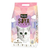 Kit Cat Soya Clump Confetti Cat Litter 7L