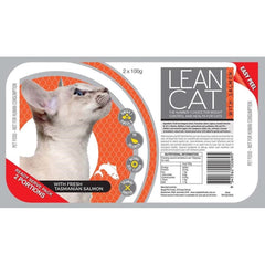 Lean Cat Kangaroo With Salmon Raw Grain-Free Frozen Cat Food 200g