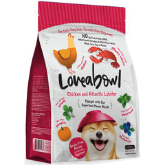 15% OFF: Loveabowl Chicken & Atlantic Lobster Grain Free Dry Dog Food