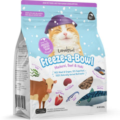 20% OFF (Exp 27Apr26): Loveabowl Freeze-A-Bowl Mackerel, Beef & Hoki Grain-Free Freeze-Dried Raw Cat Food
