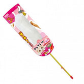 Marukan White Tail Teaser with Bell Wand Cat Toy