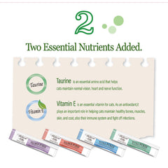 Natural Kitty Functional Skin & Coat Care Salmon Purée Creamy Liquid Cat Treats 48g