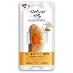 Natural Kitty Original Grilled Chicken Topping Pumpkin Cat & Dog Treat 30g