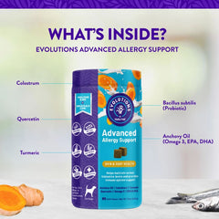 15% OFF: NaturVet Evolutions Advanced Allergy Support Supplement Chews For Dogs 90ct