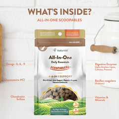 NaturVet Scoopables All-In-One Daily Essentials Dog Supplement 11oz