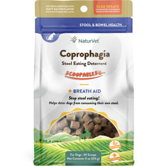 NaturVet Scoopables Coprophagia Stool Eating Deterrent Dog Supplement 11oz