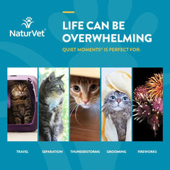 NaturVet Scoopables Quiet Moments Calming Aid Cat Supplement 5.5oz