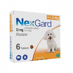 NexGard Chews For Dogs 2-4kg 6ct