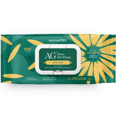 20% OFF: Nurture Pro AG+ Silver Pet Wipes (Aloe Vera) 100ct