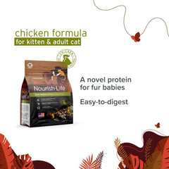 20% OFF: Nurture Pro Nourish Life Chicken Kitten & Adult Dry Cat Food