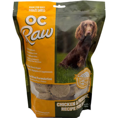 KOHE-VERSARY BUNDLE DEAL: OC Raw Chicken & Produce Sliders Grain-Free Freeze-Dried Raw Dog Food 14oz