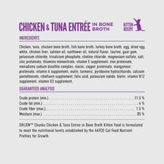 ORIJEN Chunks & Shreds Chicken & Tuna Entree KITTEN Canned Cat Food