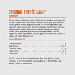 ORIJEN Chunks & Shreds Original Entree In Bone Broth Canned Cat Food