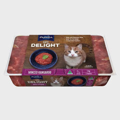 Paringa Cats Delight Minced Kangaroo Raw Frozen Cat Food 1kg