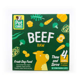 PetCubes Raw Beef Grain-Free Frozen Dog Food 2.25kg