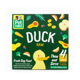 PetCubes Raw Duck Grain-Free Frozen Dog Food 2.25kg