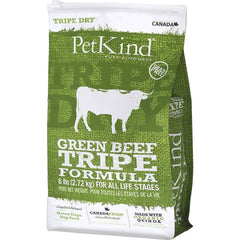 '25% OFF 25lb (Exp Apr26)': Petkind Green Beef Tripe Grain-Free Dry Dog Food