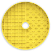 Puzzle Feeder Interactive Dog Bowl Licking Mat Accessory (Yellow)