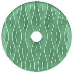 Puzzle Feeder Interactive Dog Bowl (Broken Wave, Green)