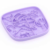 Puzzle Feeder Interactive Dog Lick Mat (Texas Purple)