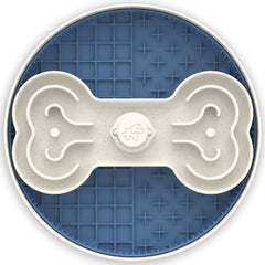 Puzzle Feeder Lick Interactive Dog Bowl (Blue)