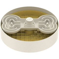 Puzzle Feeder Lick Interactive Dog Bowl (Yellow)