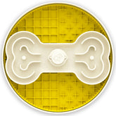Puzzle Feeder Lick Interactive Dog Bowl (Yellow)