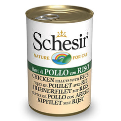 10% OFF: Schesir Chicken Fillets With Rice In Jelly Adult Canned Cat Food 140g