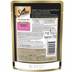 20% OFF: Sheba Tuna & Crab Stick Pouch Cat Food 70g x 12