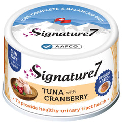 18% OFF: Signature7 Tuna With Cranberry Pate (Sun) Canned Cat Food 80g