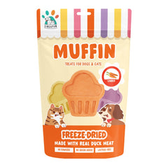18% OFF: Singapaw Muffin Duck Freeze-Dried Treats For Cats & Dogs 100g