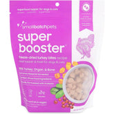10% OFF (Exp 22Jan26): Smallbatch Super Booster Freeze Dried Turkey Bites Cat & Dog Treats 7oz