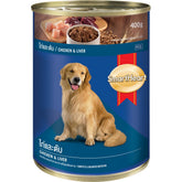 Smartheart Chicken & Liver Canned Dog Food 400g