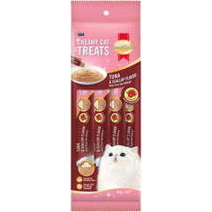 Smartheart Cranberry Tuna & Scallop Creamy Cat Treats 60g