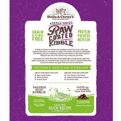 Stella & Chewy’s Freeze-Dried Raw Coated Kibble Cage-Free Duck Grain-Free Dry Cat Food 5lb