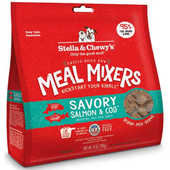 Stella & Chewy’s Savory Salmon & Cod Meal Mixers Grain-Free Freeze-Dried Raw Dog Food