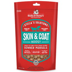 Stella & Chewy’s Stella’s Solutions Skin & Coat Boost Lamb & Salmon Grain-Free Freeze-Dried Raw Dog Food