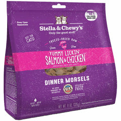 Stella & Chewy’s Yummy Lickin' Salmon & Chicken Dinner Morsels Freeze-Dried Cat Food