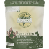 'BUNDLE DEAL': Steve's Real Food Turducken Grain-Free Freeze-Dried Raw Food For Cats & Dogs 20oz