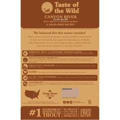 Taste Of The Wild Canyon River Trout & Smoke-Flavored Salmon Grain-Free Dry Cat Food