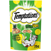 Temptations Mixups Catnip, Chicken & Cheddar Cat Treats 75g
